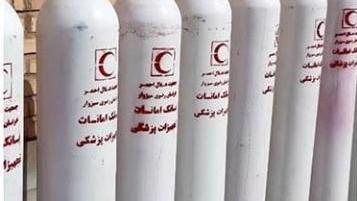 اهداء 23 دستگاه کپسول اکسیژن به بیمارستان «واسعی» سبزوار از سوی خیران هلالاحمر خراسان رضوی